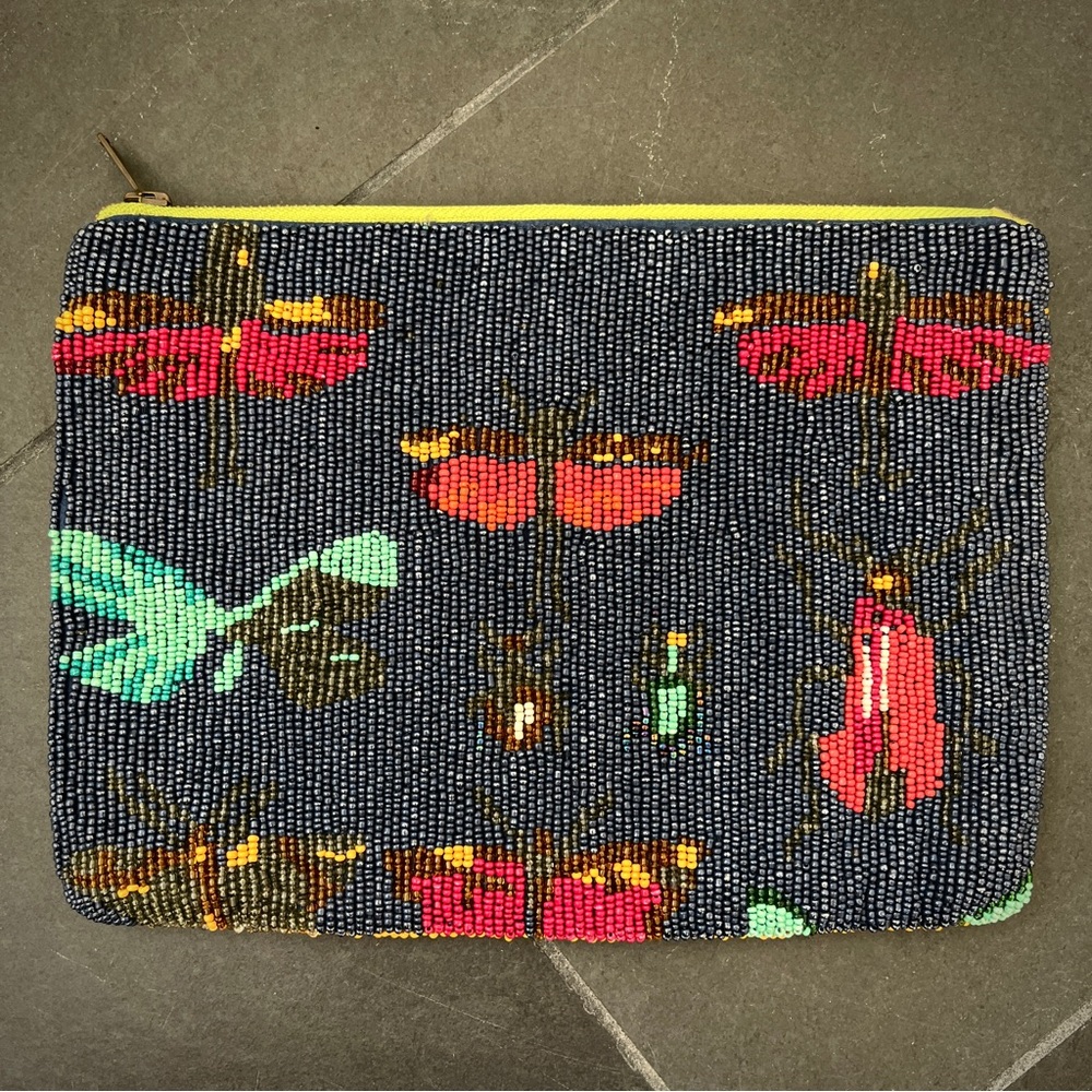 Miss Albright Philadelphia, beaded purse, clutch bag, from Anthropologie.